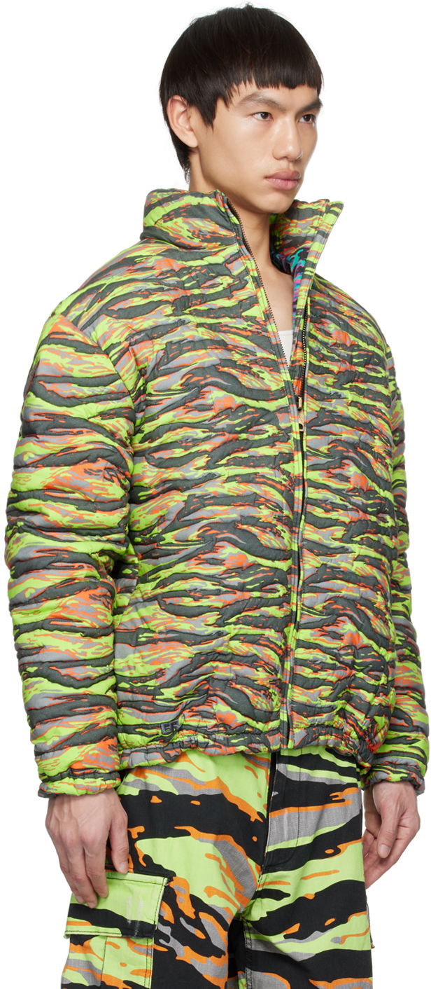 Puhovka ERL ERL Camo Down Jacket Zelena | ERL06C003, 1