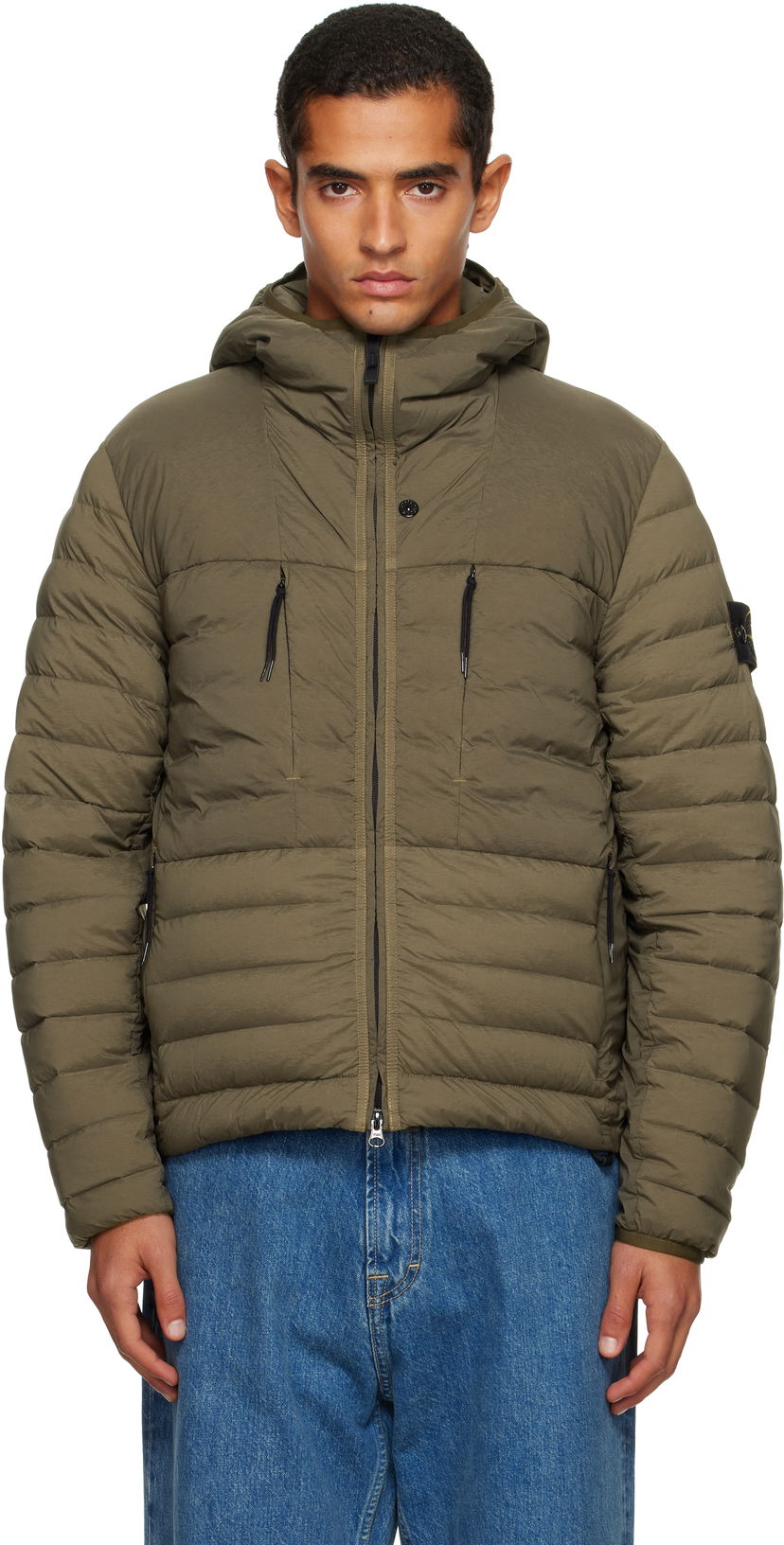 Jakna Stone Island Stone Island Seamless Tunnel Nylon Down-TC Jacket Zelena | K2S15 4100020 S0183