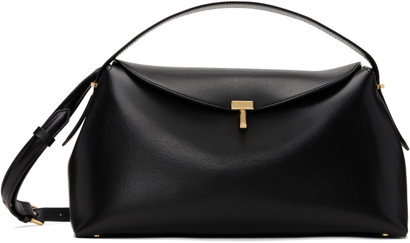 Torbica TOTEME TOTEME T-Lock Top Handle Bag Črna | 234-WLGBG417-LE0025