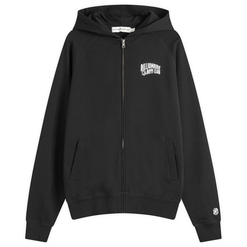 Pulover BILLIONAIRE BOYS CLUB Men's Arch Logo Zip Hoodie, Size Small Črna | BC006-BLK