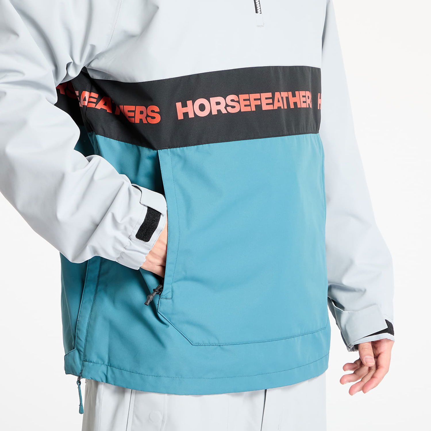 Vetrovka Horsefeathers Horsefeathers Gordie Anorak Jacket Siva | OM322B, 1