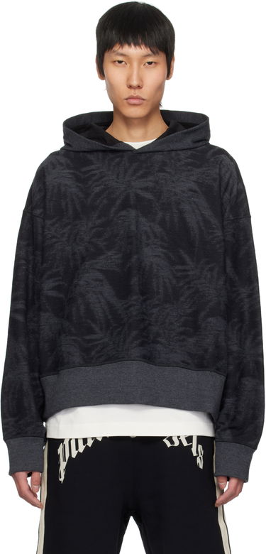 Pulover Palm Angels Palm Angels Palms Hoodie Črna | PMBB169S25FAB0011009, 0