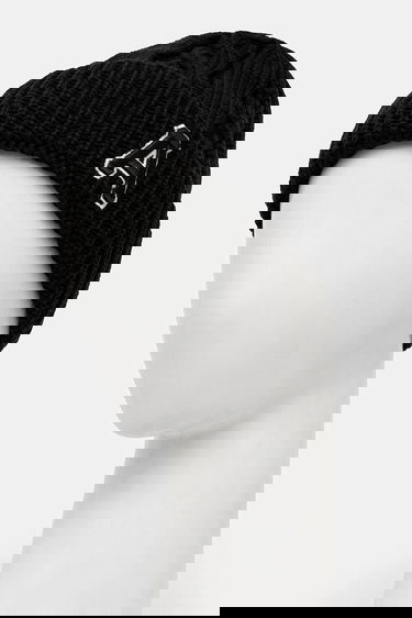 Beanie AAPE by A Bathing Ape A Bathing Ape Aape Main Knit Beanie with Logo Črna | AAPHTM5288XXNBKX, 3