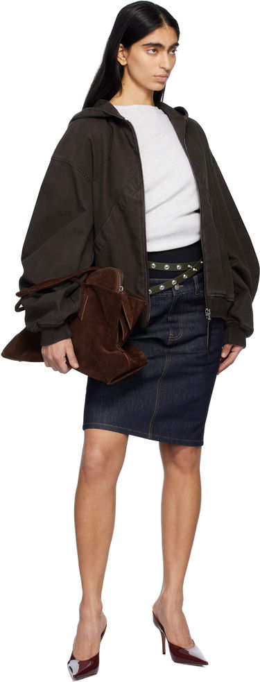 Pulover The Attico Attico Hooded Bomber Jacket Rjava | 250WCB00066 DDC093AA, 3