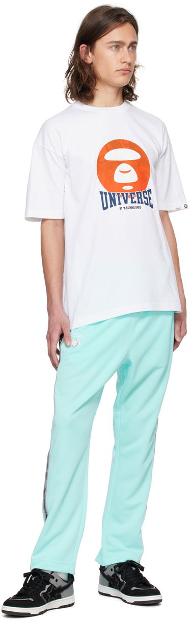 Trenirka AAPE by A Bathing Ape AAPE by A Bathing Ape Stripe Sweatpants Turkizna | AAPPTMA672XXMBLR, 3