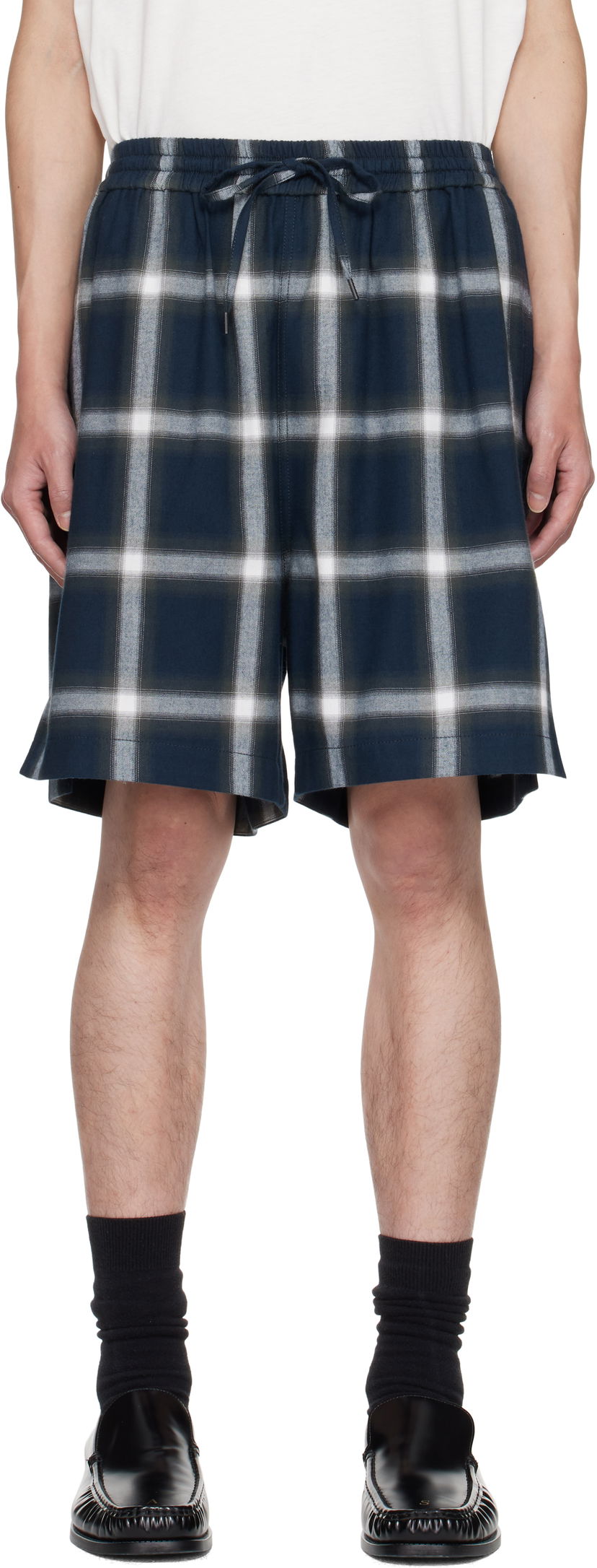 Kratke hlače Acne Studios Plaid Drawstring Shorts Večbarvna | BE0194-