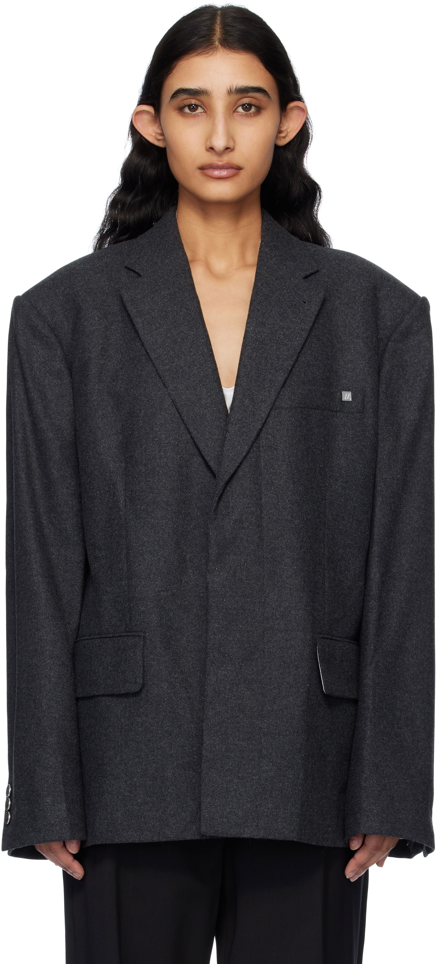 Jakna Helmut Lang Helmut Lang Driver Blazer Siva | O10HW197, 0