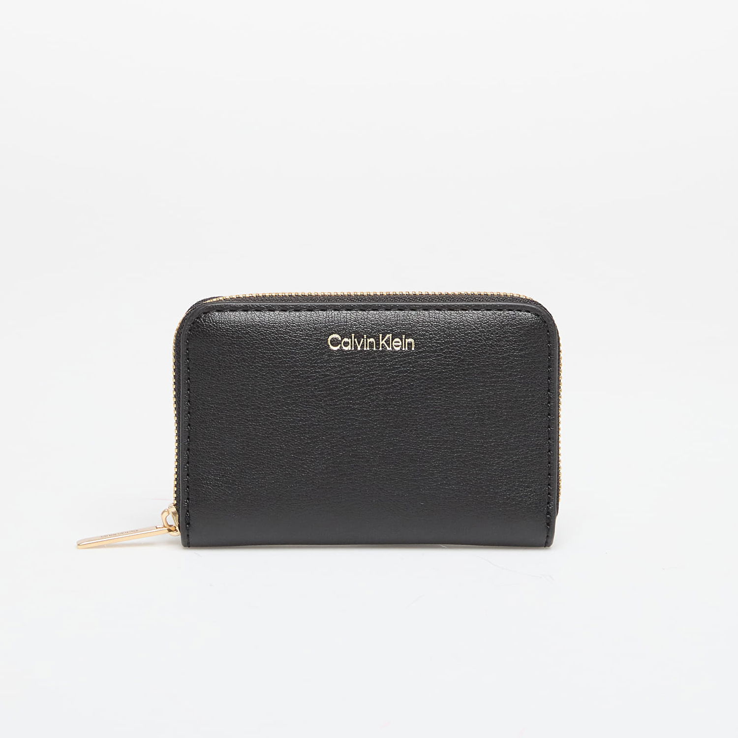 Denarnica CALVIN KLEIN Wallet Foil Logo Medium Zip Around Black Črna | LV04F1091G 332, 1