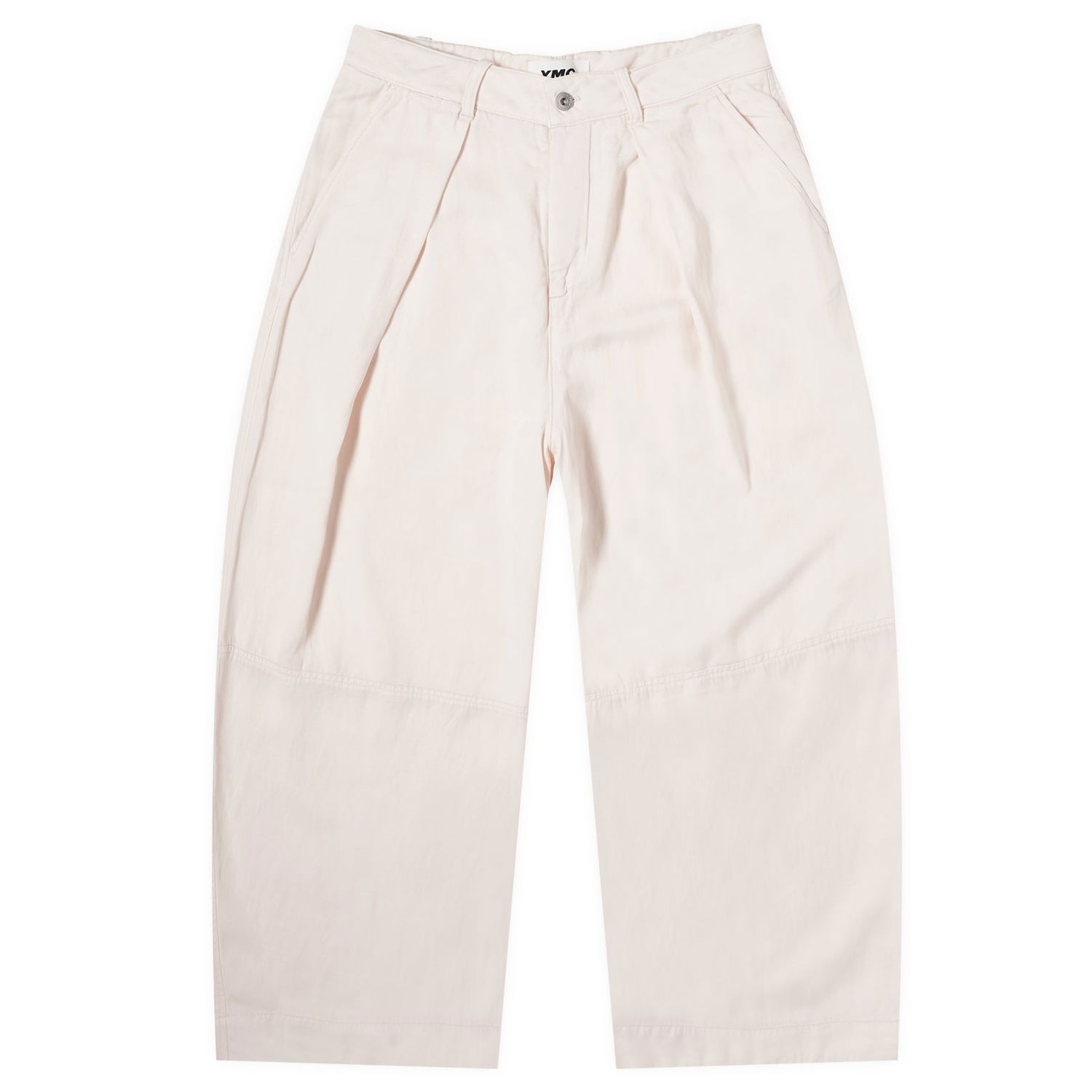 Hlače YMC Deadbeat Linen Trousers XX-Small Bež | Q4WMK-60, 0