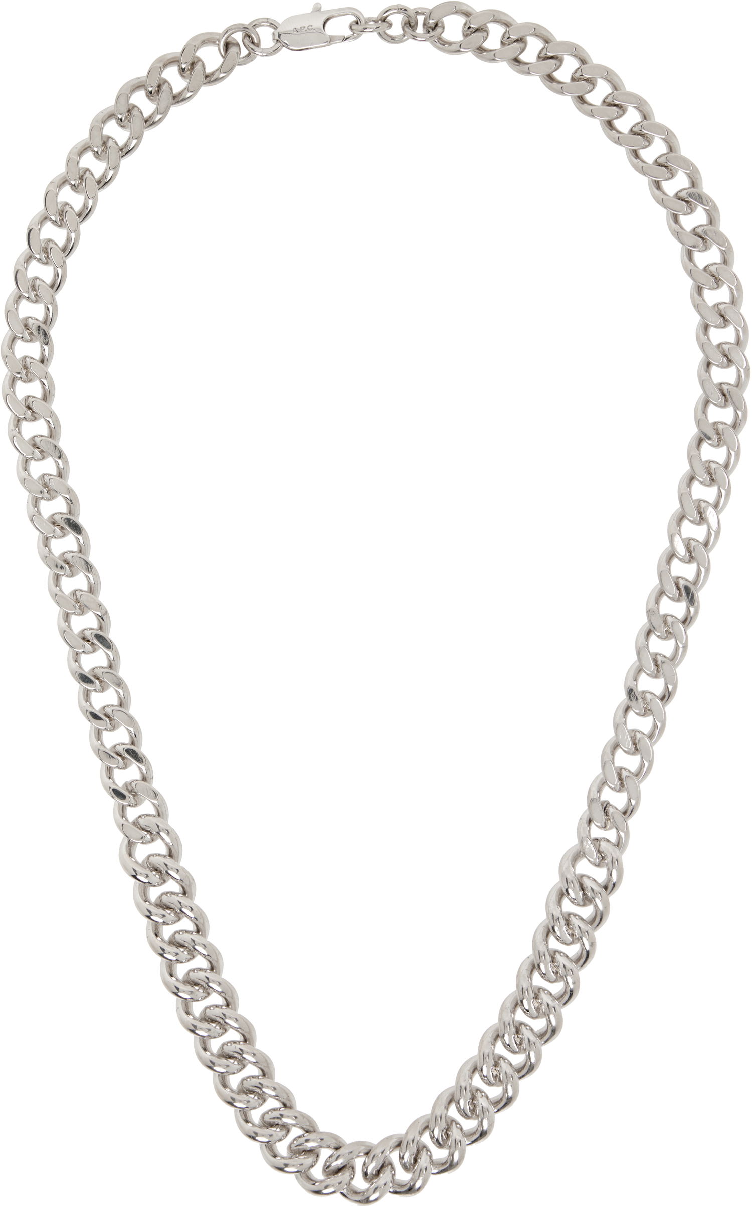 Ogrlica A.P.C. A.P.C. Silver-Tone Maxi Chain Necklace Kovinski | MEAEC-M70901, 0