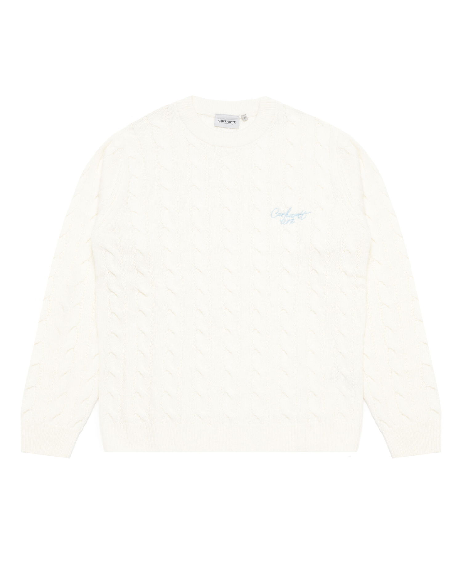 Pleteni pulover Carhartt WIP Signature Sweater Bela | I033885.2JHXX, 0