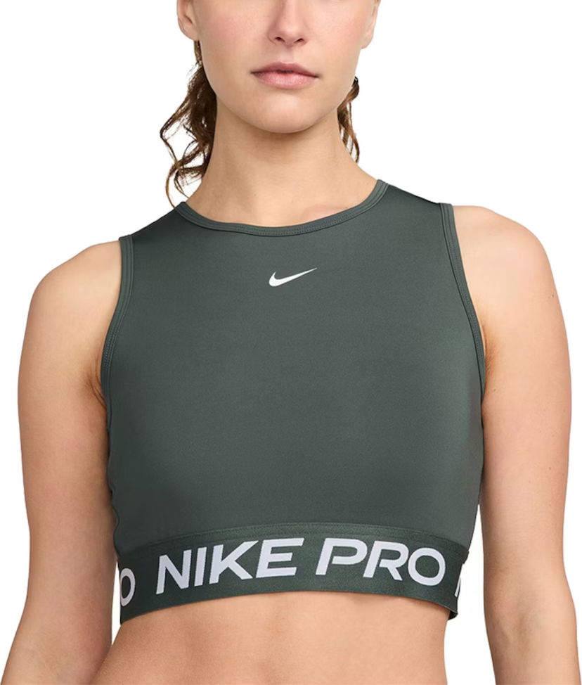 Majica brez rokavov Nike 365 Crop Tank Zelena | fz3615-338