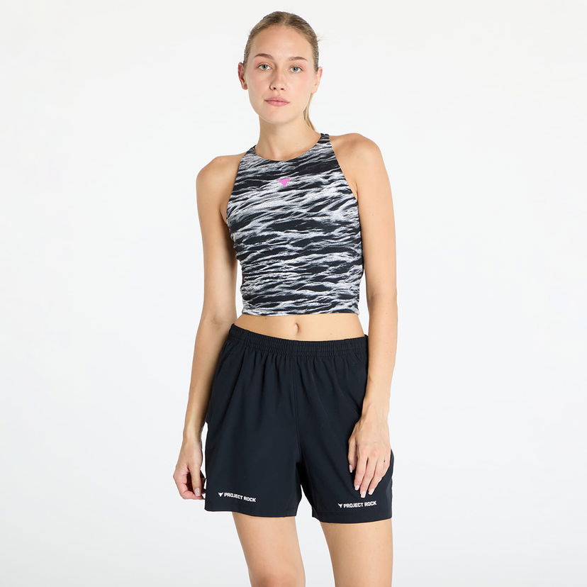 Majica brez rokavov Under Armour Project Rock Lets Go BTB Top Pt Black Črna | 1388090-001