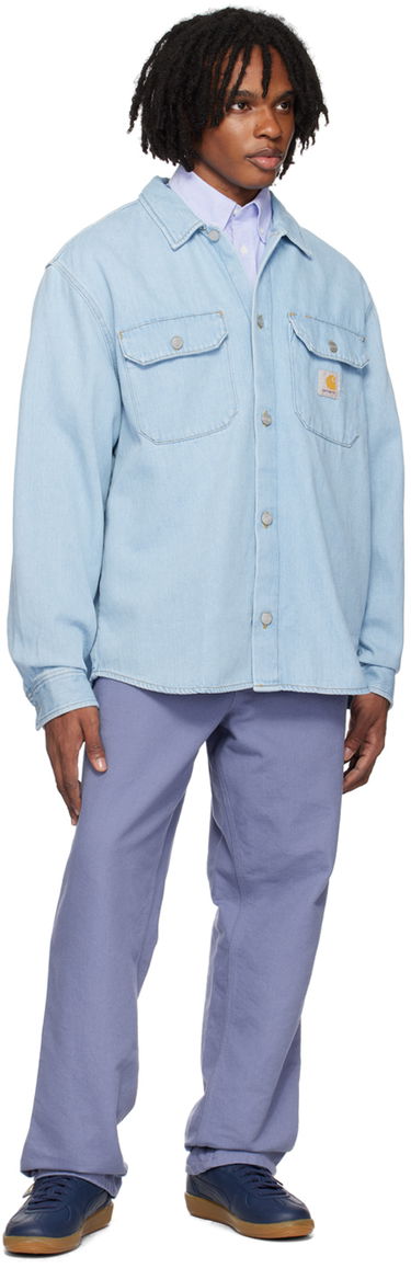 Srajce Carhartt WIP Carhartt WIP Harvey Denim Overshirt Modra | I033346, 3