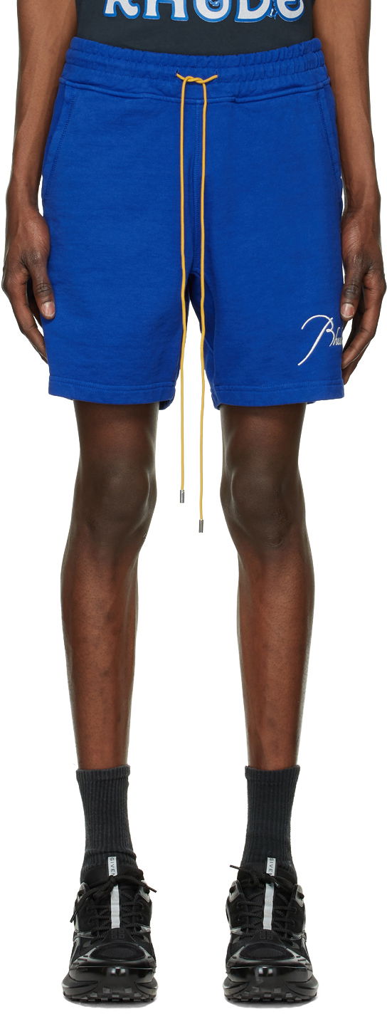 Kratke hlače Rhude Rhude Terry Shorts Mornarica | RHSS22SH13012335
