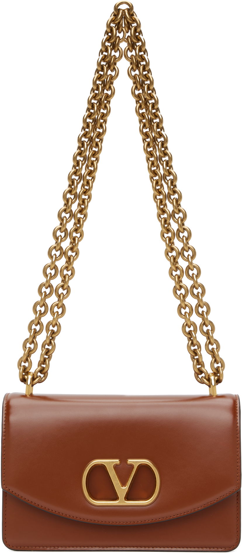 Torba za čez ramo Valentino Small Shoulder Bag Rjava | 6W2B0R17GCB