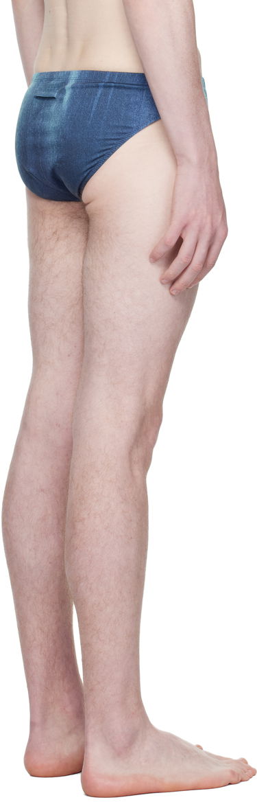 Kopalke Jean Paul Gaultier Jean Paul Gaultier Printed Swim Briefs Modra | 25/03-M-SW064-J010P-5557, 2