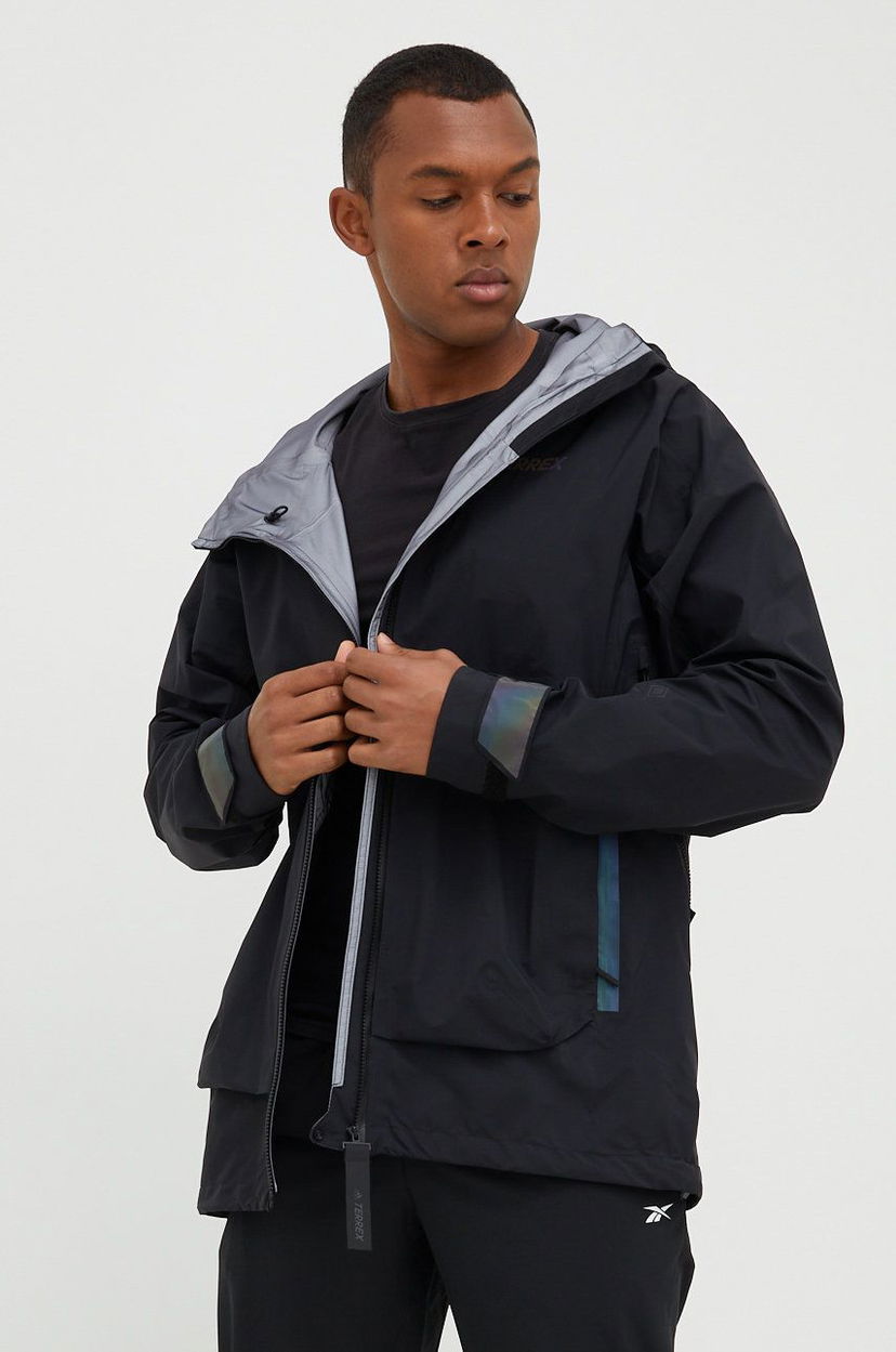 Vetrovka adidas Performance TERREX Transitional Jacket Črna | GM4817