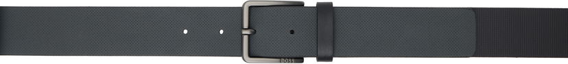 Pasovi BOSS BOSS Embossed Structure Belt Črna | 50537053
