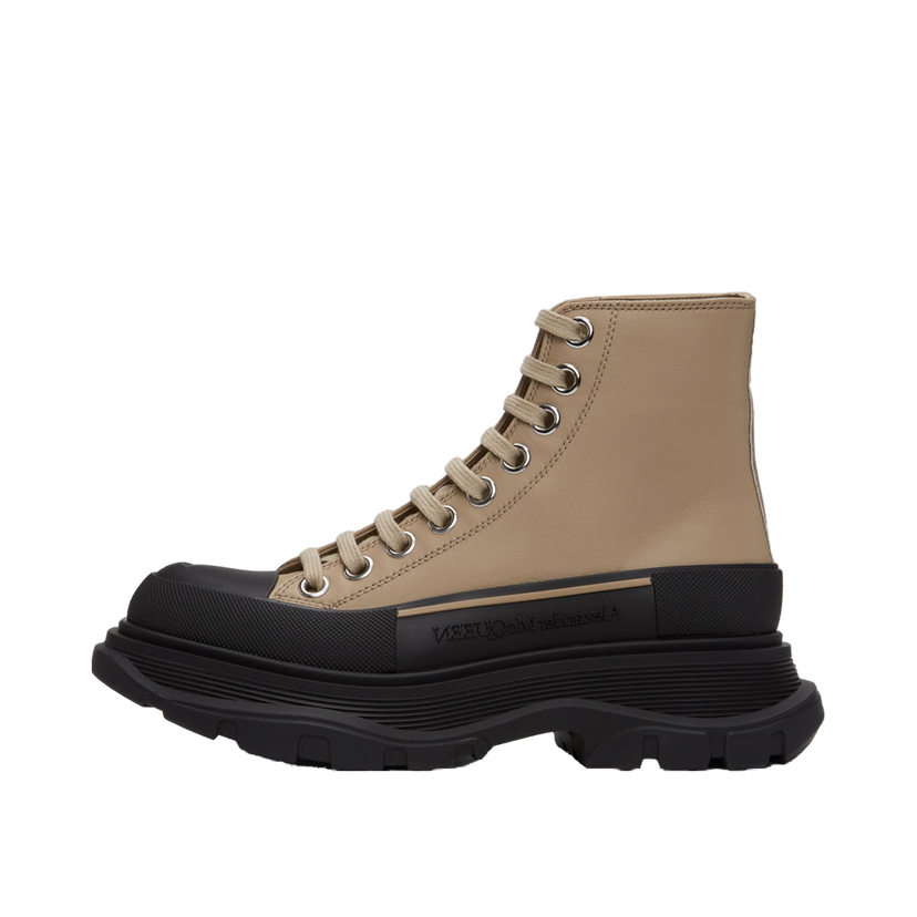 Superge in čevlji Alexander McQueen Tread Slick High Sneakers Bež | 633900WHZ62