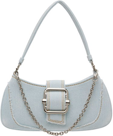 Torbica OSOI Small Denim Shoulder Bag With Chain Modra | 24SB050-01-03, 0