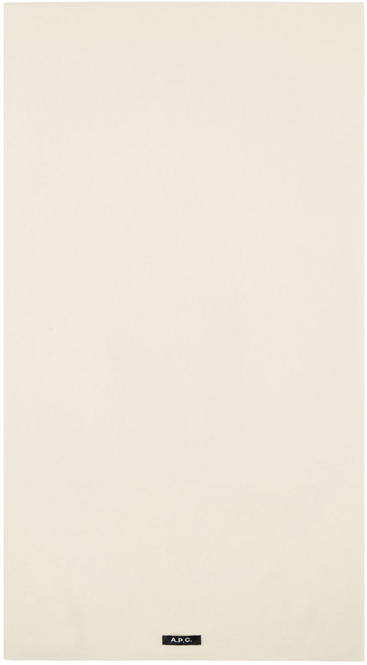 Šala A.P.C. Off-White Bob Scarf Bež | WVBCZ-M15201