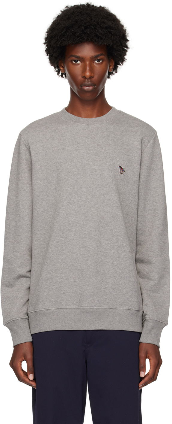 Pulover Paul Smith PS Paul Smith Zebra Sweatshirt Siva | M2R-027R-KZEBRA-72