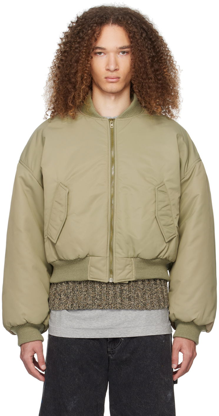 Bomber jakna We11done We11done Puff Bomber Jacket Zelena | WD-JP0-24-102-U-KK