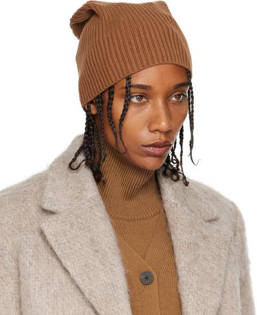 Beanie Studio Nicholson Studio Nicholson Ribbed Beanie Rjava | RUGO SNW - 1057, 1