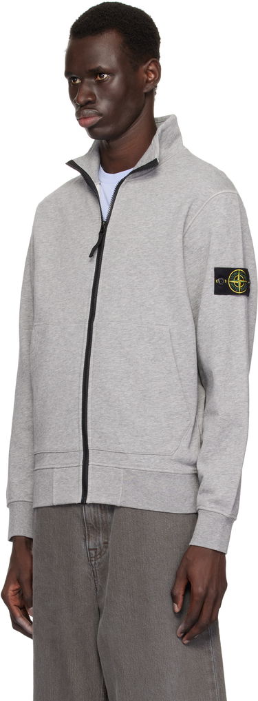 Pulover Stone Island Stone Island Logo Patch Sweatshirt Siva | K1S156100643S0051, 3