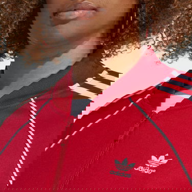 Bomber jakna adidas Originals Adicolor Classics SST Plus Size Track Jacket Rdeča | IB5914, 2