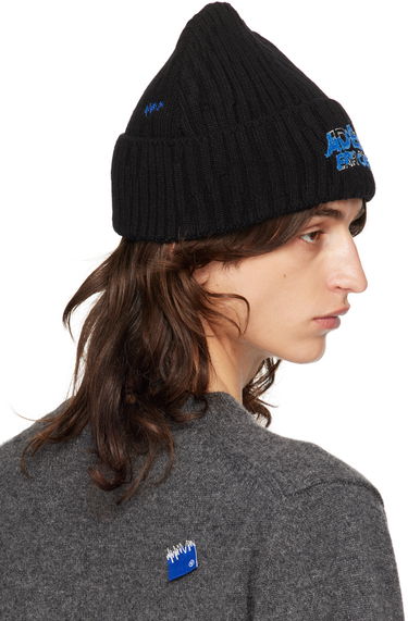 Beanie ADER ERROR Logo Embroidered Beanie Črna | BN26FYHW0501BK, 4