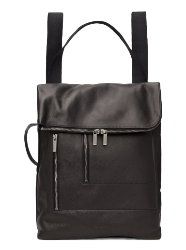 Nahrbtnik Rick Owens Leather Cargo Črna | RA02C0370 LCN