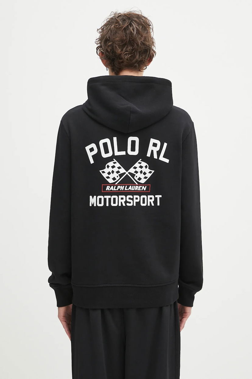 Pulover Polo by Ralph Lauren Polo Ralph Lauren Motorsport Hoodie Črna | 710972613