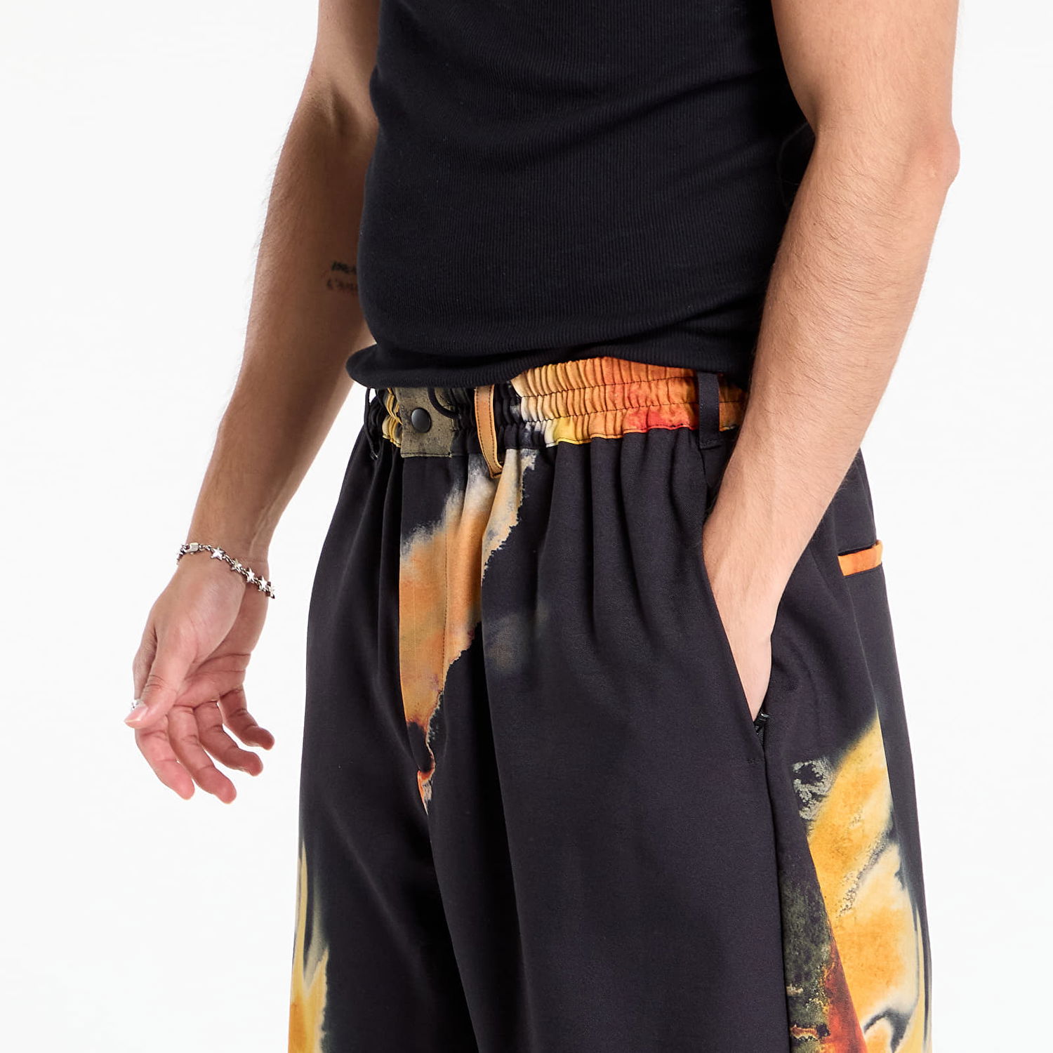 Trenirka Y-3 Y-3 AOP Sport Uniform Track Pants Črna | KA9620, 1