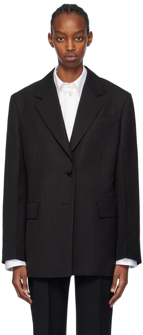 Plašči Jil Sander Tailored Blazer Črna | J01BN0117_J65005