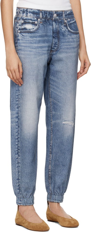 Kavbojke rag & bone Miramar Terry Jogger Lounge Pants Modra | WCW23F70008200, 1