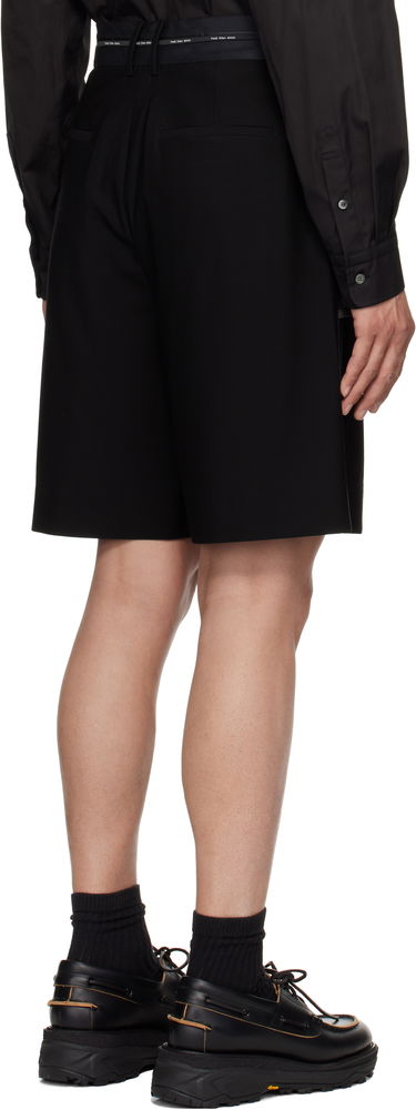 Kratke hlače Feng Chen Wang Feng Chen Wang Deconstructed Patchwork Shorts Črna | FUS19ST02, 2