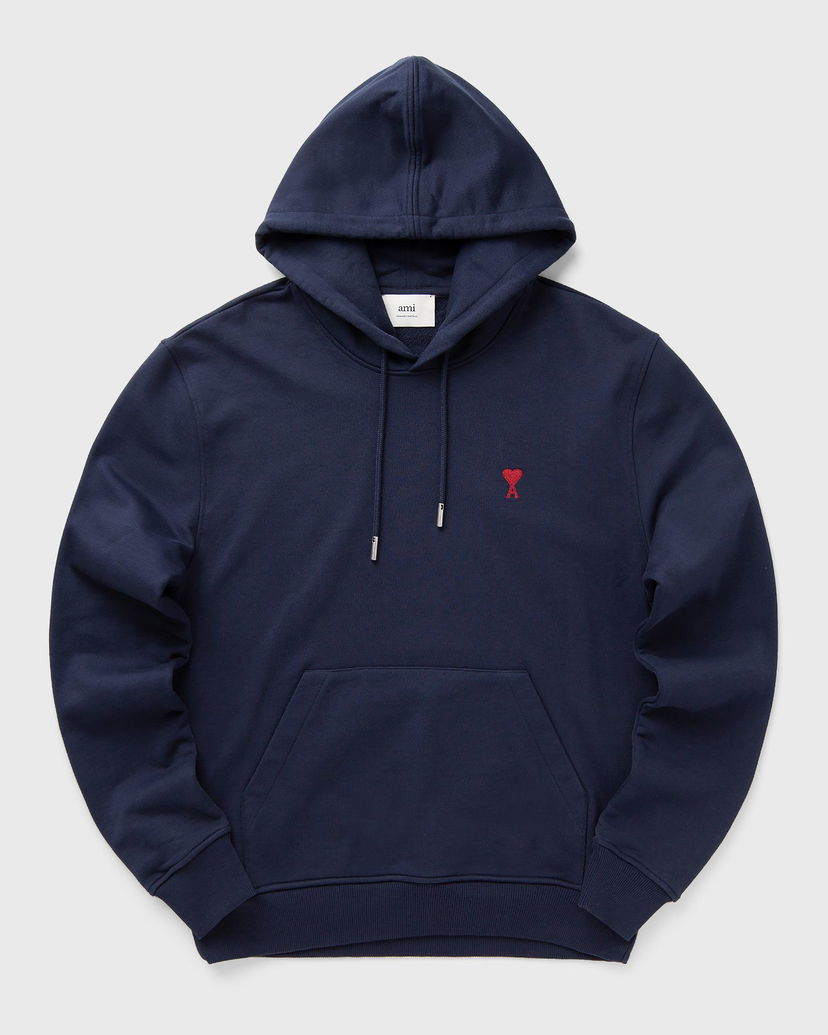 Pulover AMI AMI Paris Classic Ami De Coeur Hoodie 3XL Mornarica | BFUSW235.730-430