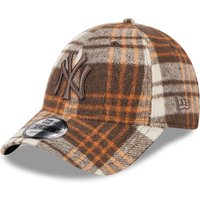 Kapa New Era New York Yankees Plaid 9FORTY Cap Rjava | 60424702