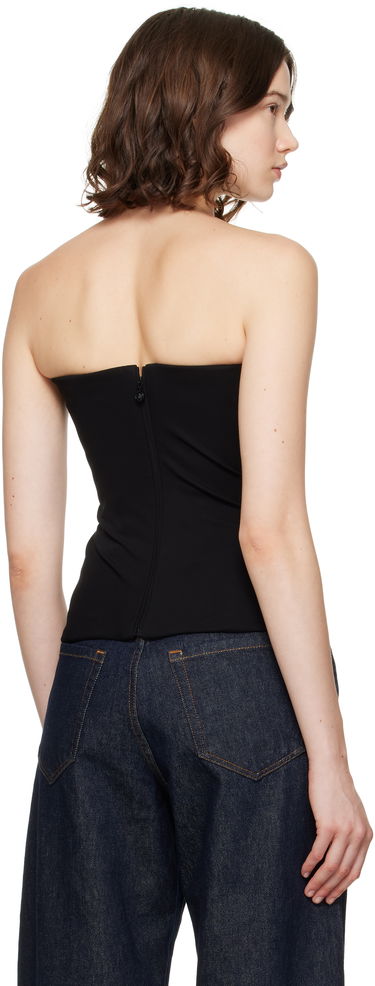 Majica brez rokavov Versace Versace Strapless Twisted Top Črna | 1020826_1A14475, 2