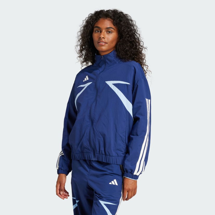 Vetrovka adidas Performance Tiro Cut 3-Stripes Color Block Woven Jacket Modra | JG4143