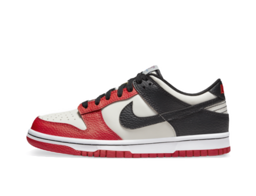 Superge in čevlji Nike NBA x Dunk Low EMB "75th Anniversary - Chicago" GS Rdeča | DO6288-100