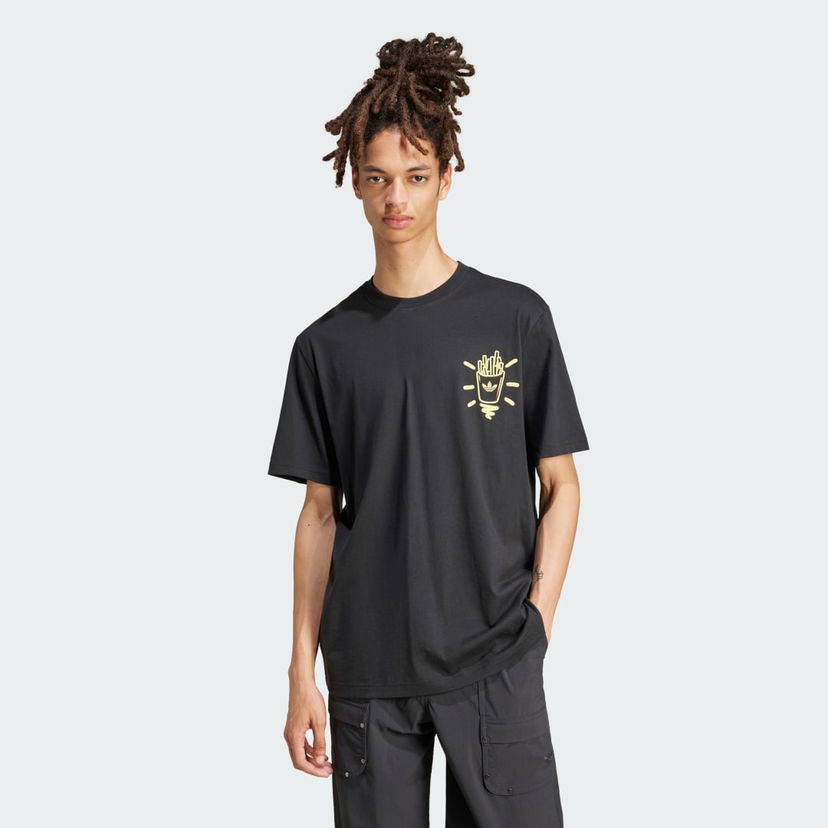 Majica adidas Originals Fries Graphic Tee Črna | JP2672