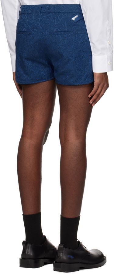 Kratke hlače ADER ERROR Floral Print Tailored Shorts Modra | BN01SSBT0201BL, 2