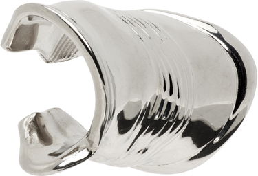 Uhani Jean Paul Gaultier Jean Paul Gaultier 'The Crushed Can' Silver-Tone Ear Cuff Kovinski | 25/03-W-JW016-X053-91, 2