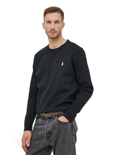 Pulover Polo by Ralph Lauren Long Sleeve Sweatshirt Črna | 710888284003