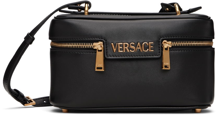 Torbica Versace Versace Tag Vanity Bag Črna | 1018300_1A13171