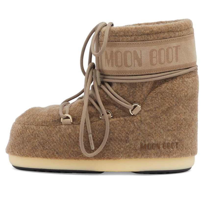 Superge in čevlji Moon Boot Moon Boot Low Icon Felt Boots Bež | 80D1409590-L017