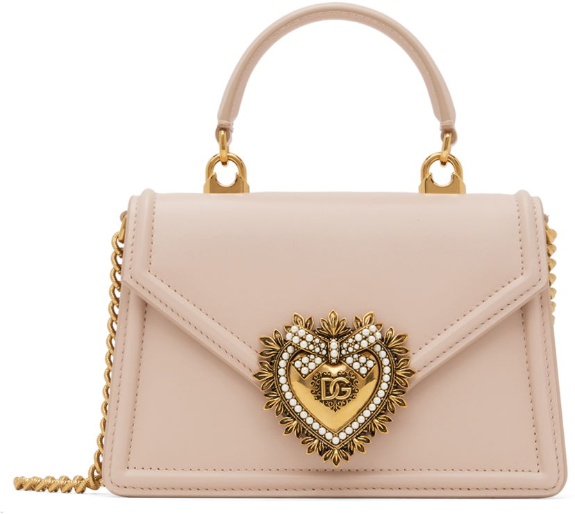 Torbica Dolce & Gabbana Pink Small Devotion Bag Roza | BB6711 AV893